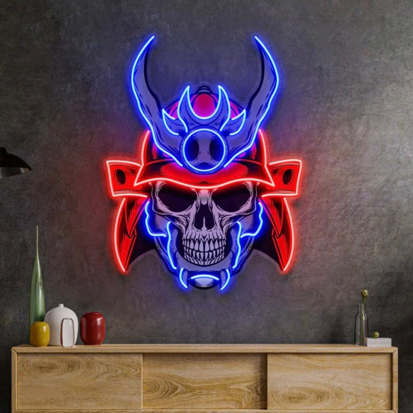 Kuru Kafa Neon Led Skull