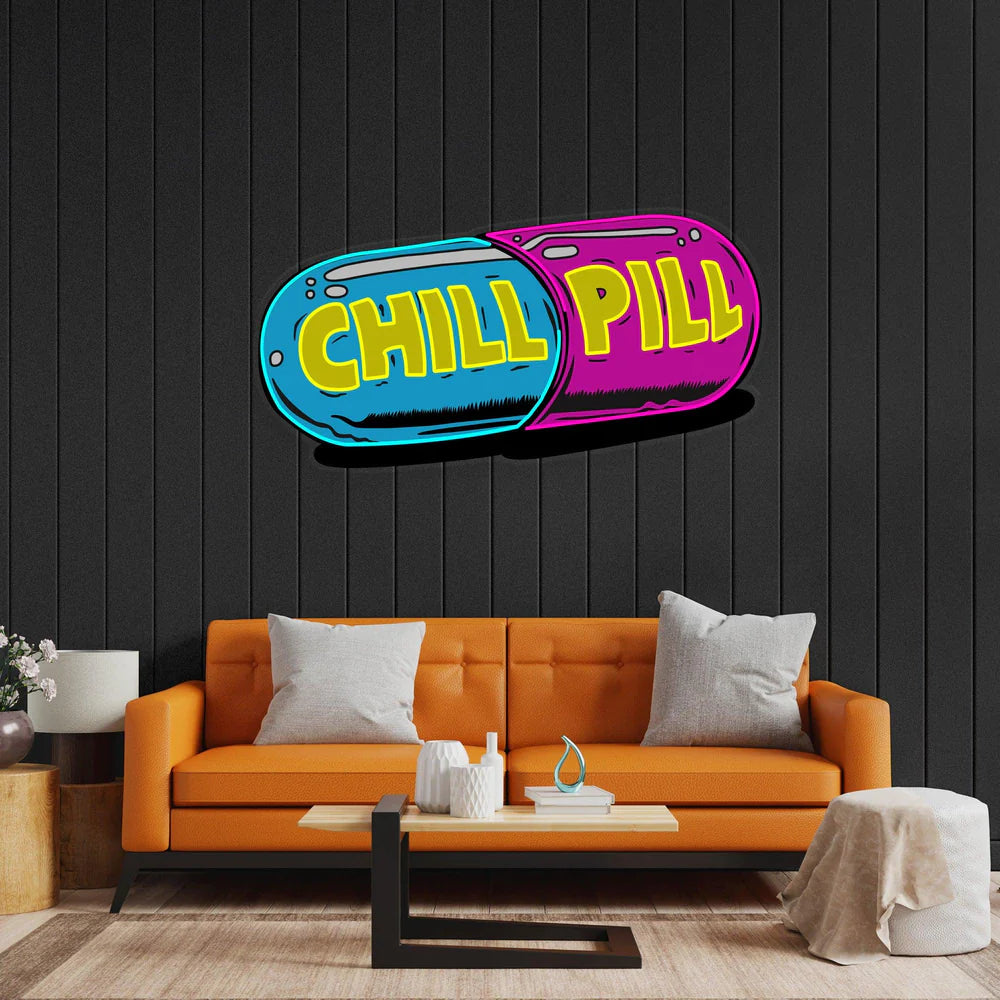 Chill Pill Hap Neon Led Gece Lambası