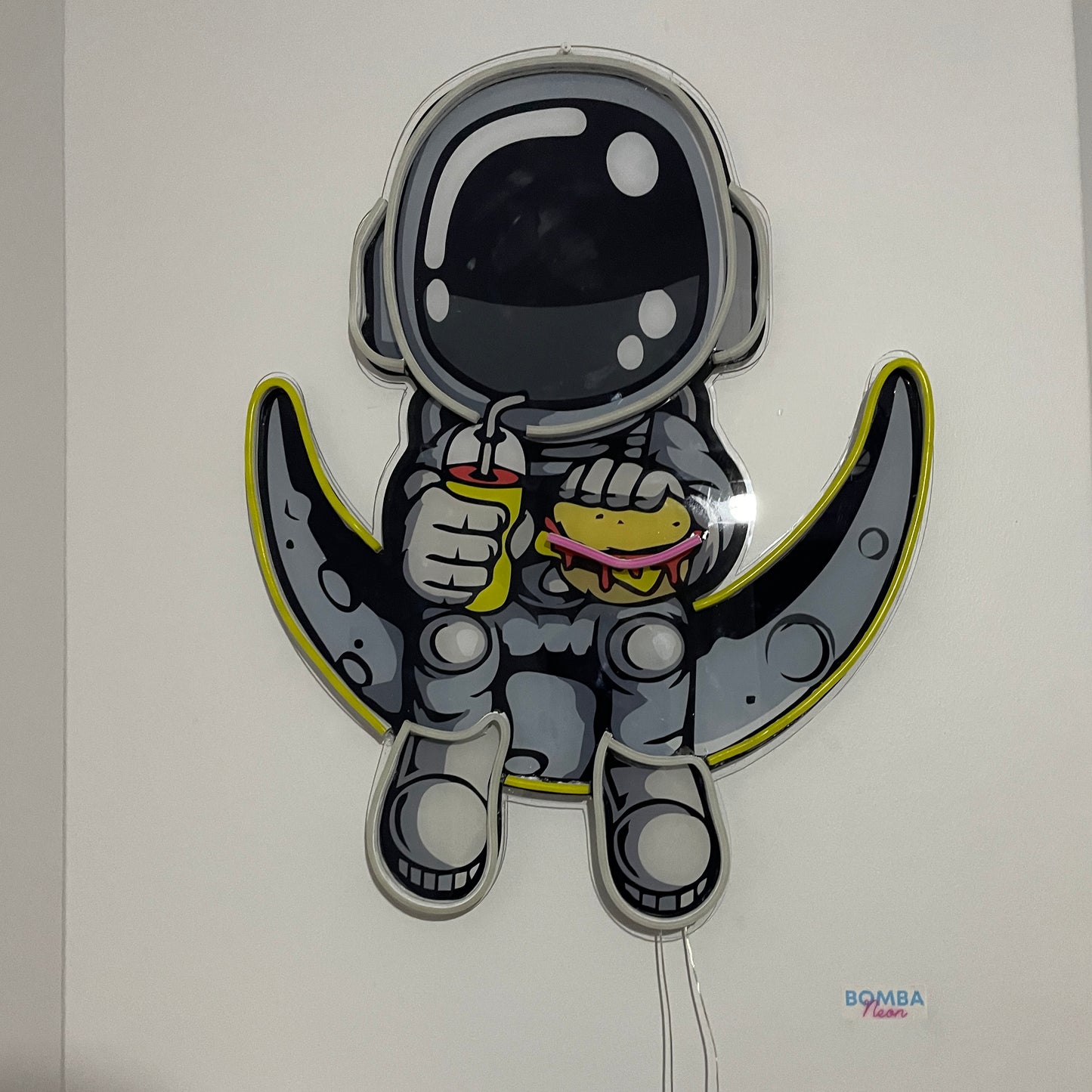 Astronot Hamburger Led Neon