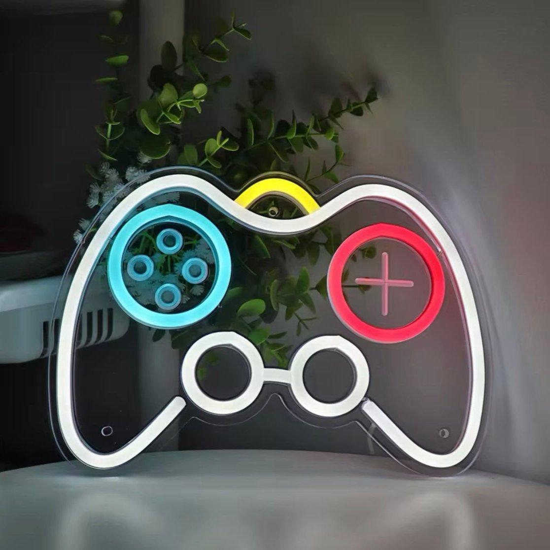 Joystick Playstation Gamepad Kol Neon Led