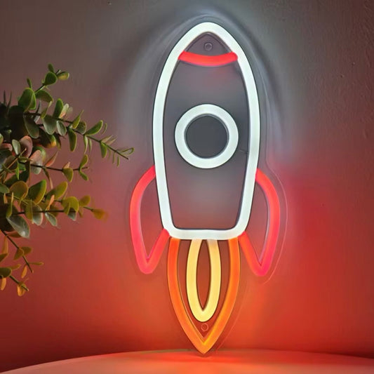 Rocket Roket Neon Led