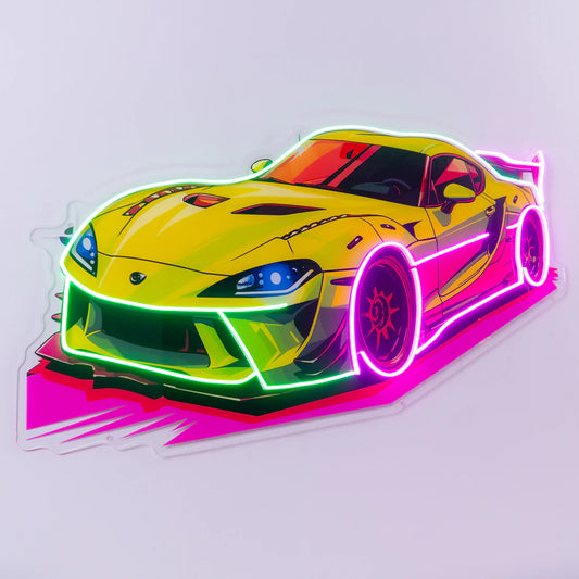 03 Lüks Araba Modifiyeli Car Neon Led Gece Lambası