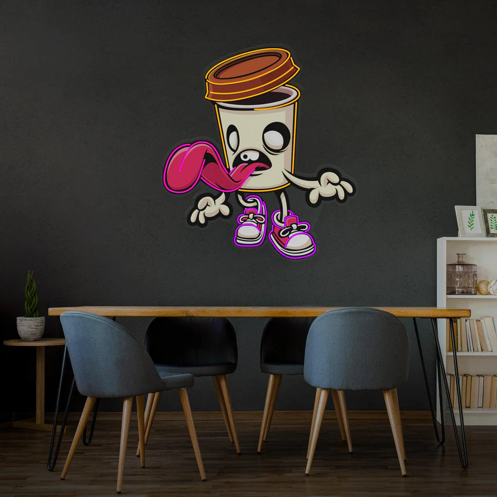 Zombie Cup Led Neon Gece Lambası