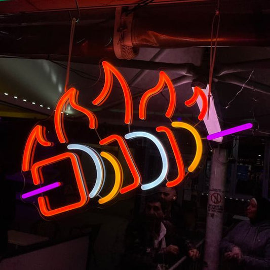 Şiş Kebap Neon Led Gece Lambası