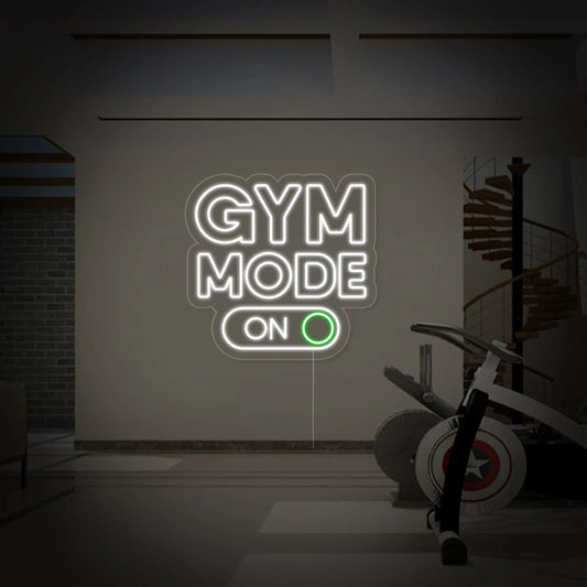 Gym mode on Spor Salonu Neon Led Gece Lambası