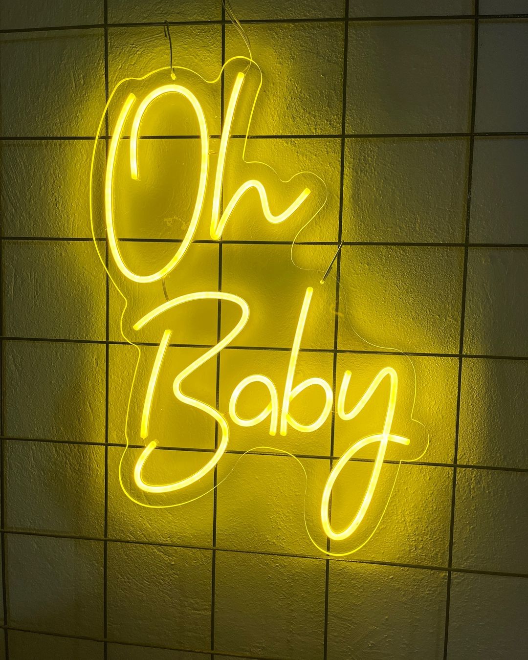 Oh Baby Neon Led Bebek Neon Gece Lambası Organizasyon