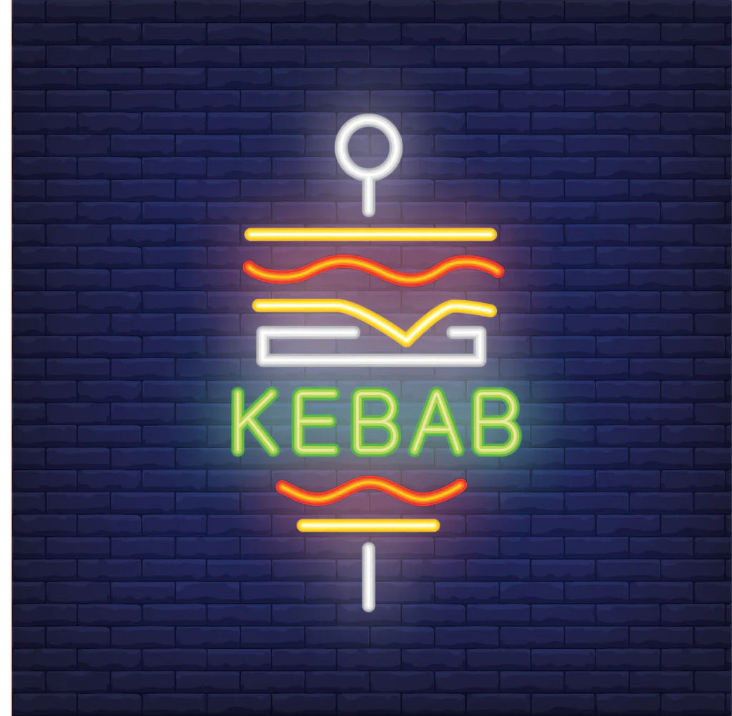 Kebab Döner Neon Led Gece Lambası