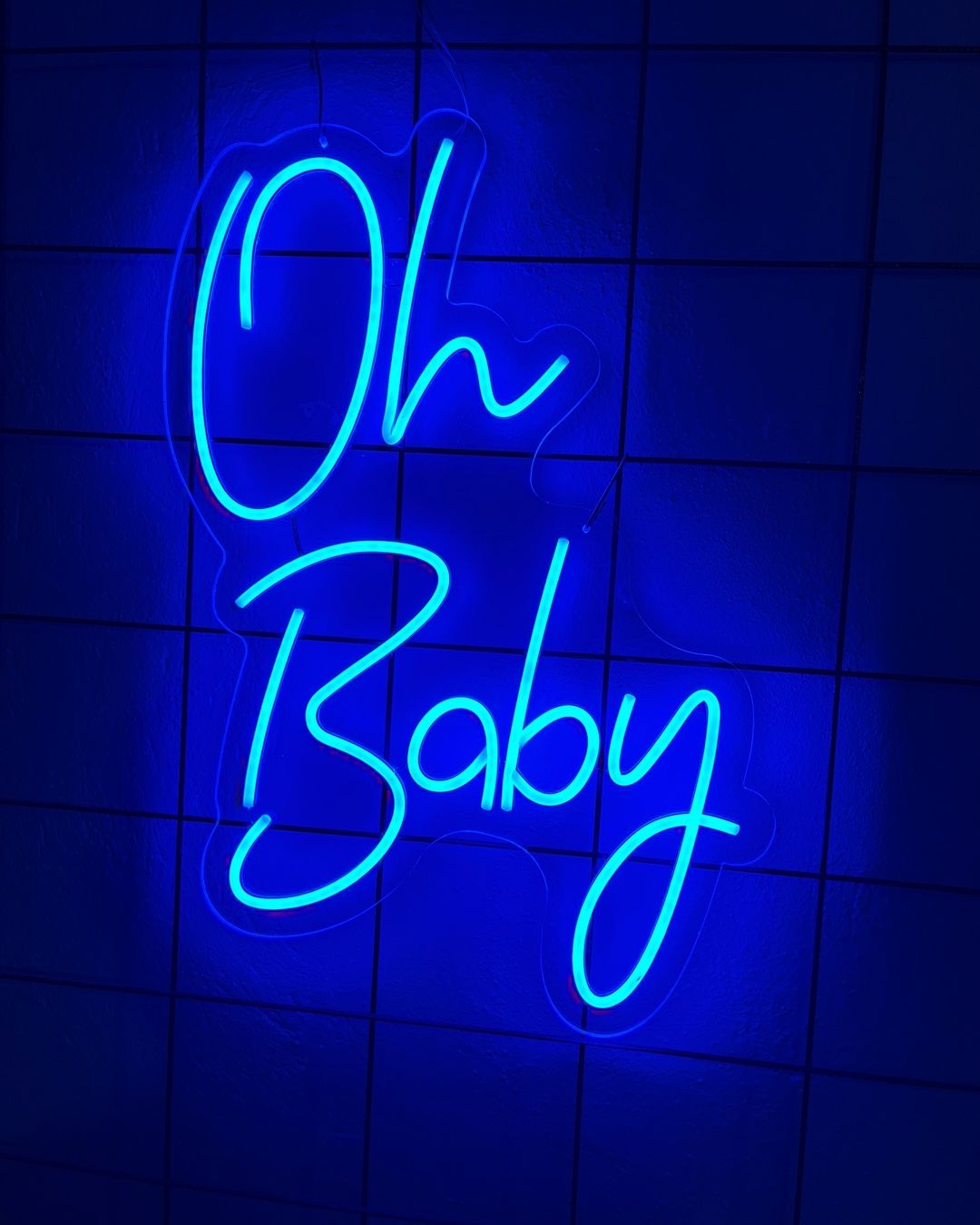 Oh Baby Neon Led Bebek Neon Gece Lambası Organizasyon