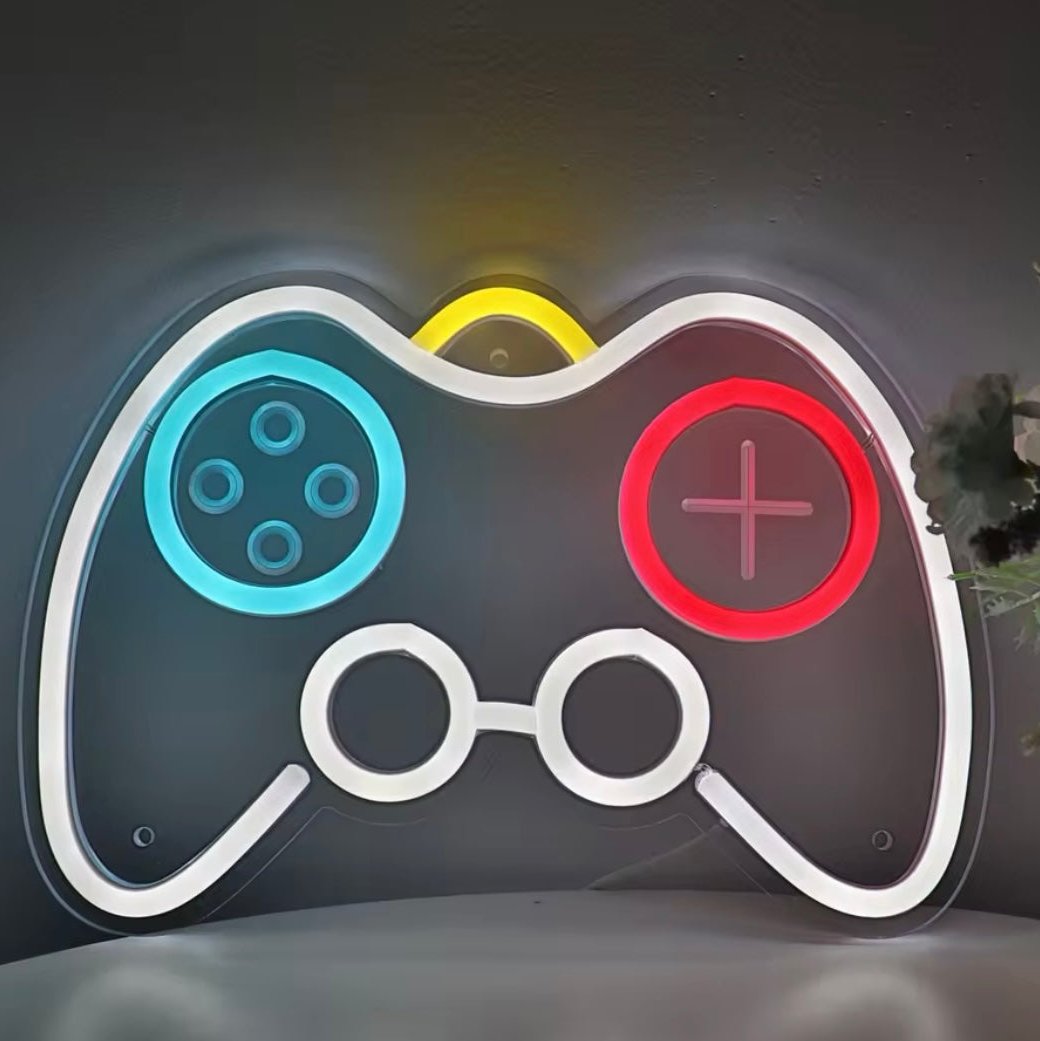 Joystick Playstation Gamepad Kol Neon Led