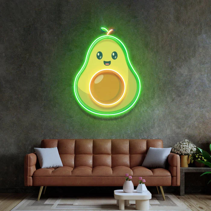 Bebek Avokado Neon Led Gece Lambası