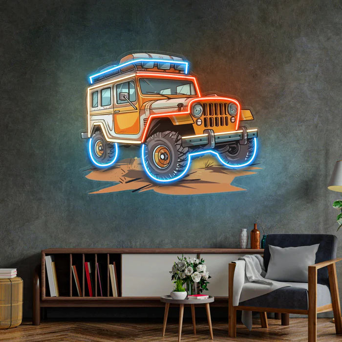 Jeep Neon Led Gece Lambası