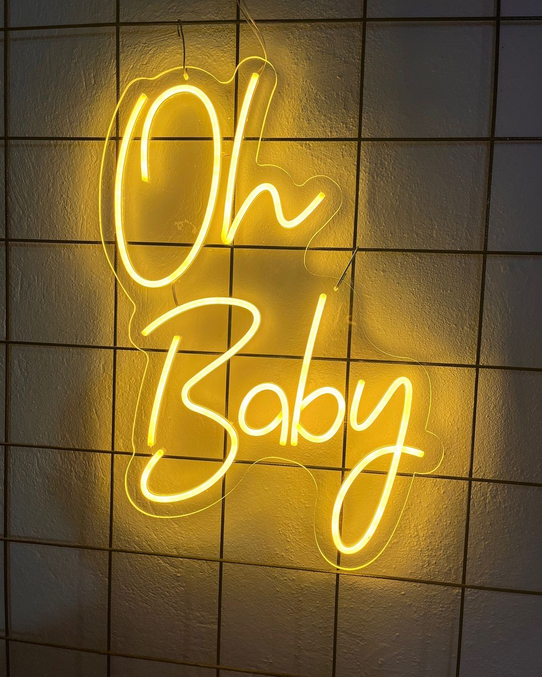 Oh Baby Neon Led Bebek Neon Gece Lambası Organizasyon