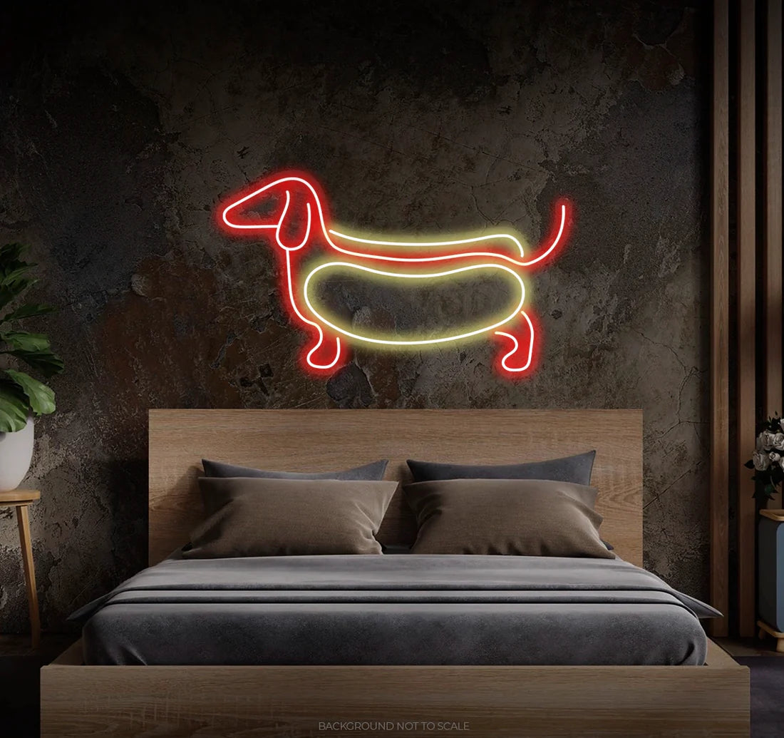 Sosis Köpek Neon Led Gece Lambası