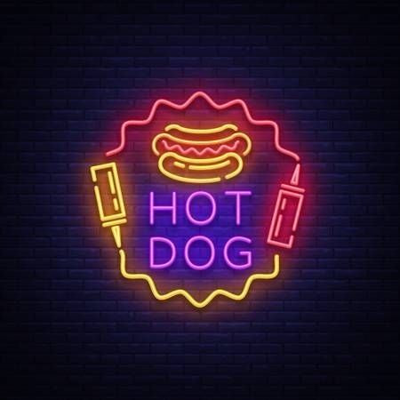 Sosisli Hot Dog Neon Led Gece Lambası