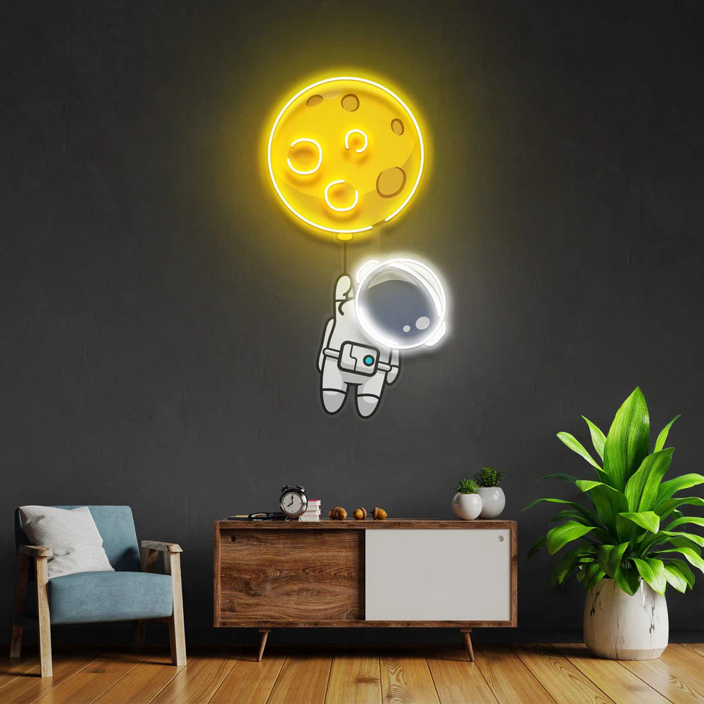 Planet Balon Led Neon Gece Lambası